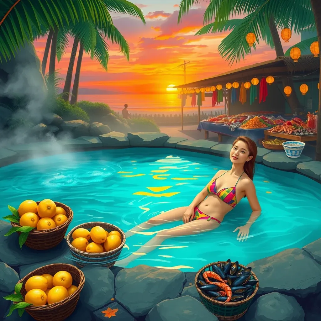 Релакс на Фукуоке: от минеральных ванн до шведского стола с морепродуктами