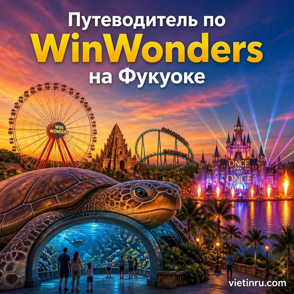 Путеводитель по WinWonders на Фукуоке: как провести идеальный день в крупнейшем парке Вьетнама