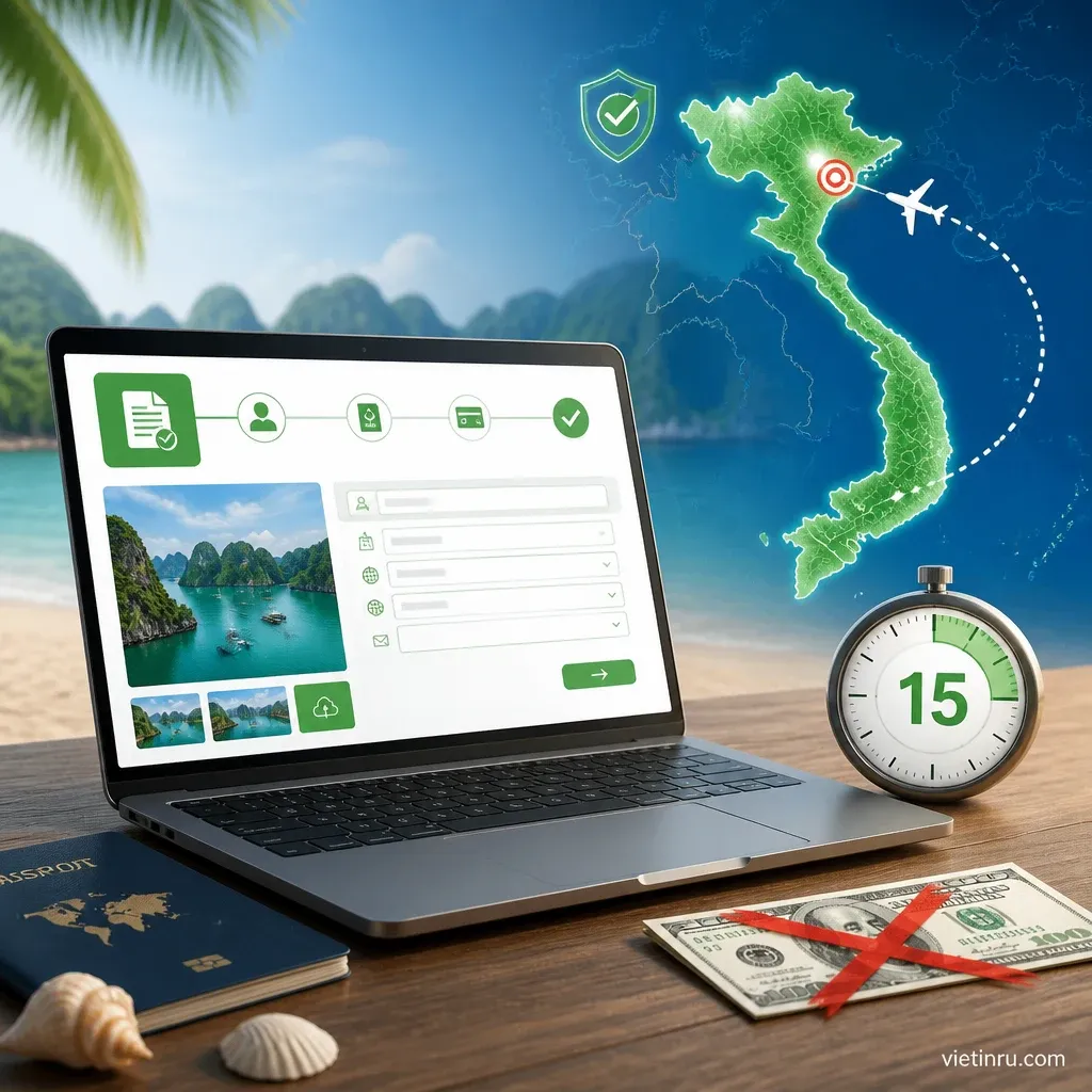 Визовый хакинг Вьетнама 2026: как получить e-visa за 15 минут без посредников и переплат