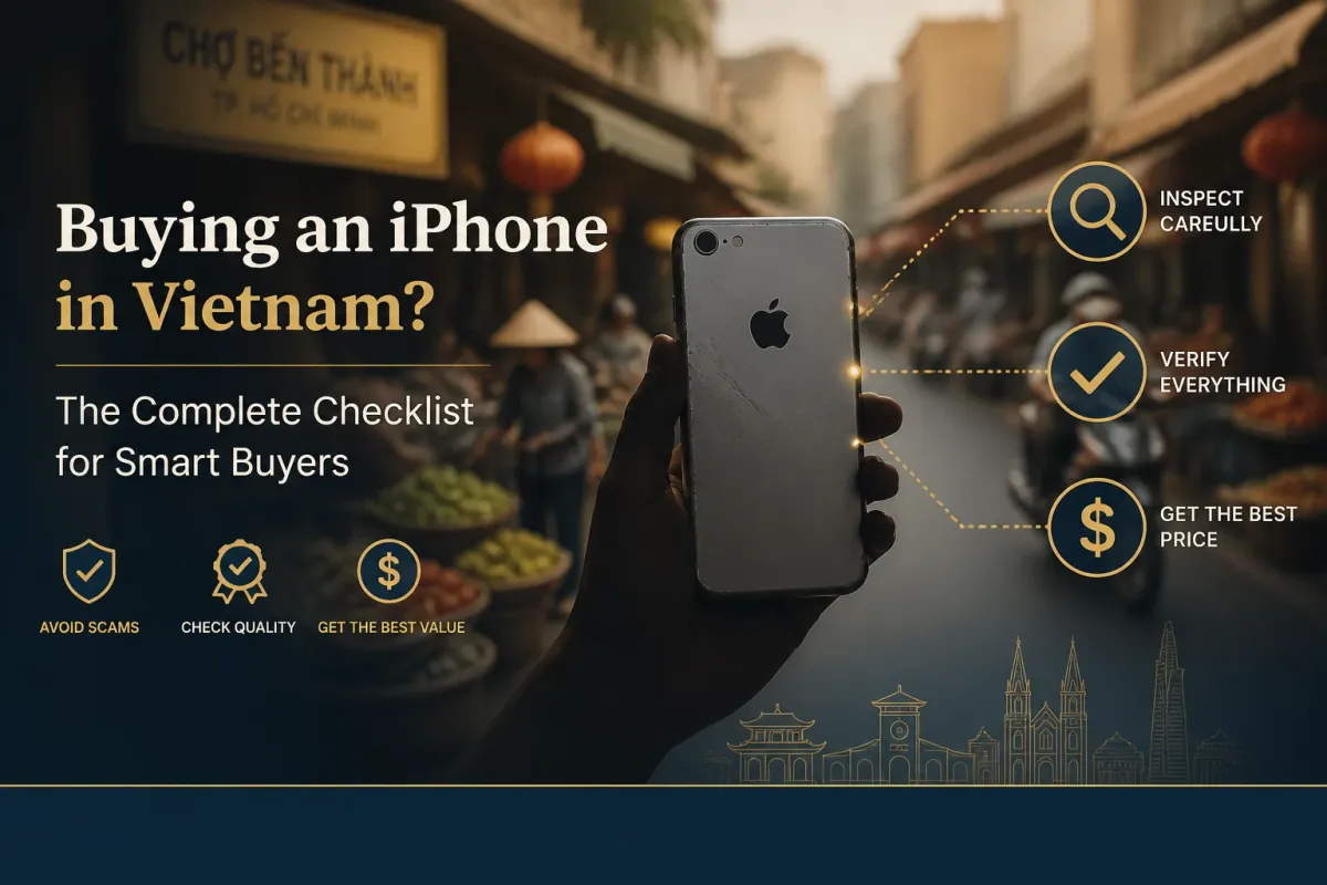 Как купить подержанный iPhone во Вьетнаме: личный опыт, площадка Cho Tot и правила проверки
