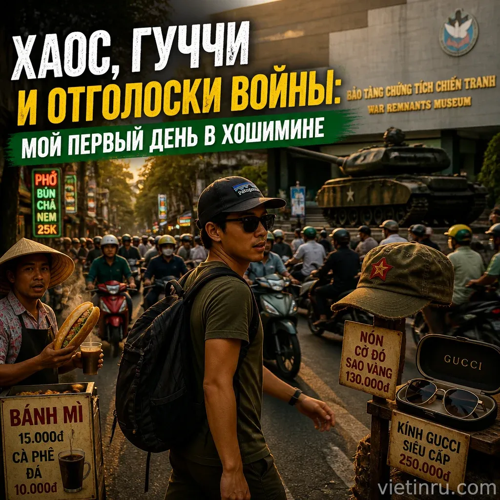 Хаос, Гуччи и отголоски войны: мой первый день в Хошимине