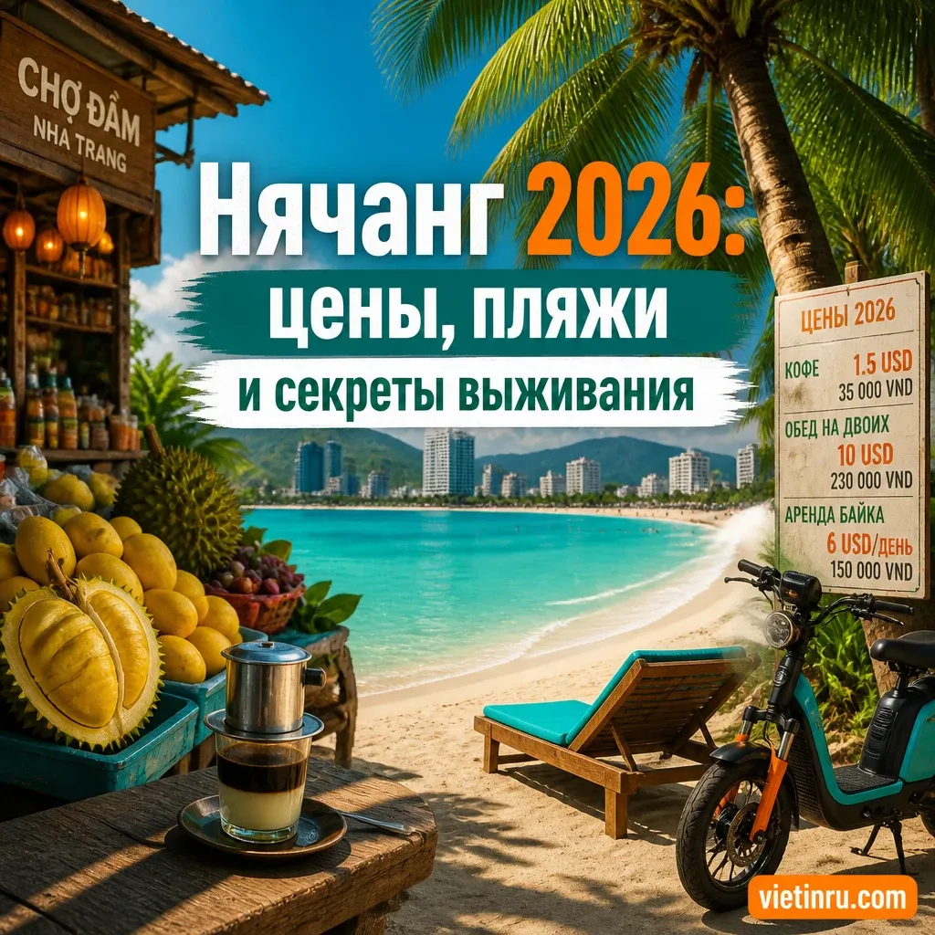 Нячанг 2026: Честный гайд по ценам, пляжам и секретам выживания во Вьетнаме