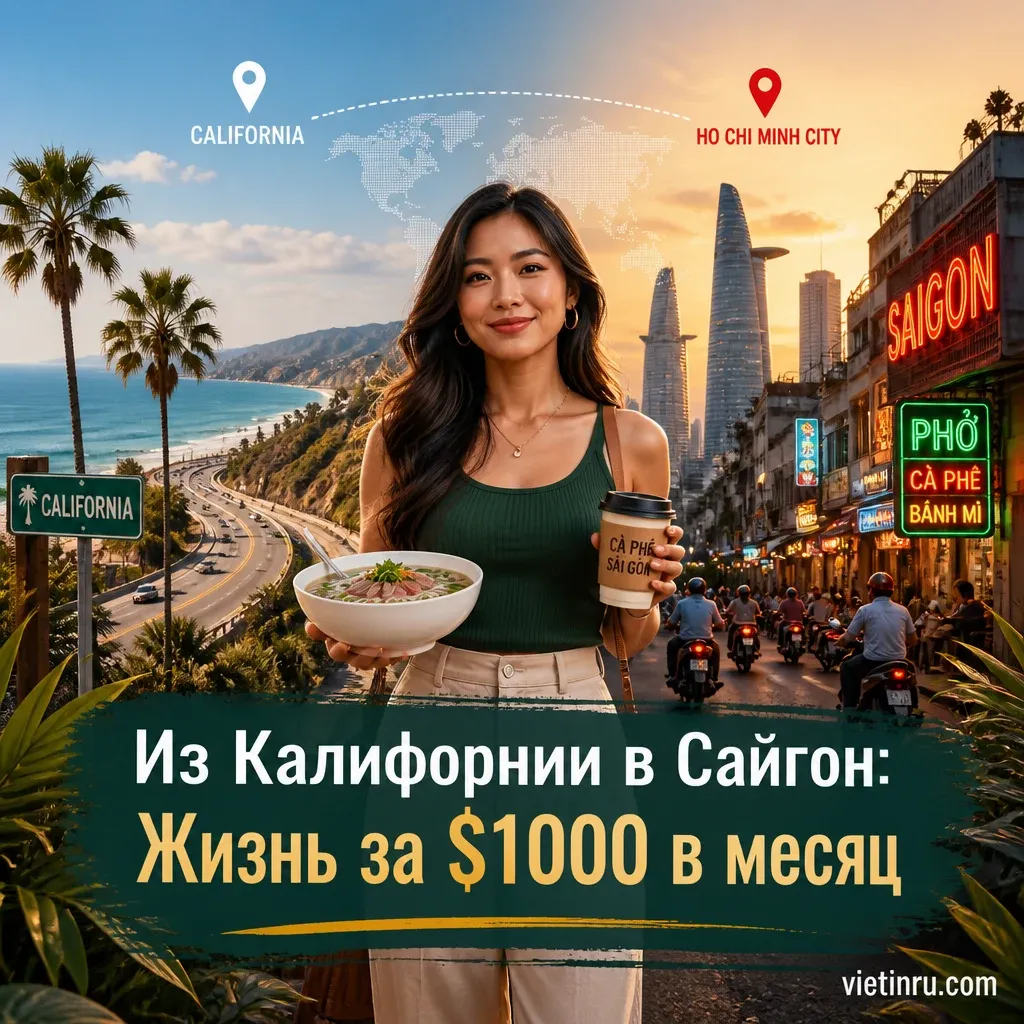 Из Калифорнии в Сайгон: Как я переехала во Вьетнам на $1000 в месяц и нашла себя