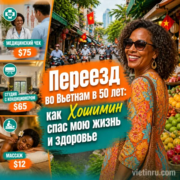 Переезд во Вьетнам в 50 лет: как Хошимин спас мою жизнь и здоровье
