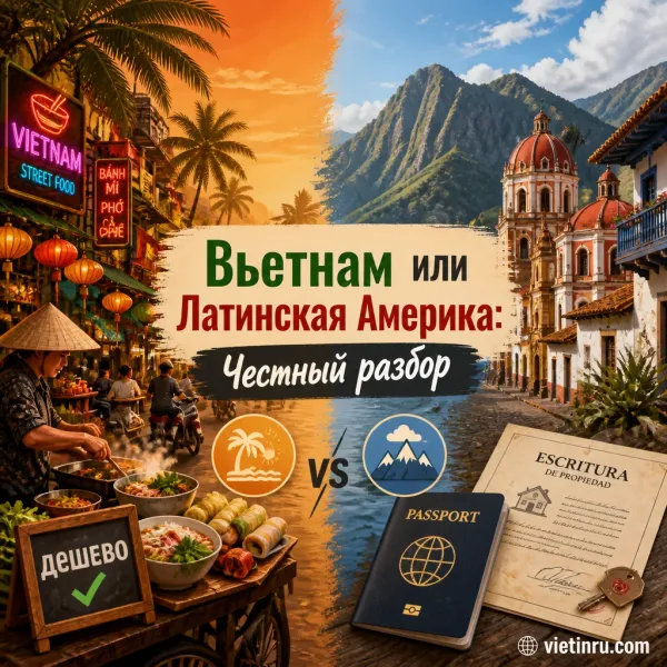 Вьетнам или Латинская Америка: Честный разбор того, чего вам будет не хватать в «раю»