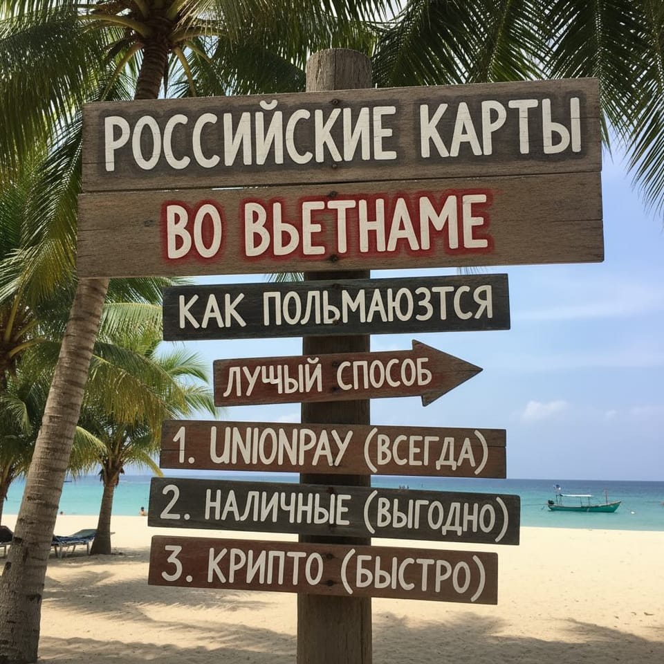 Какой самый выгодный способ использовать российские карты для трат во Вьетнаме?