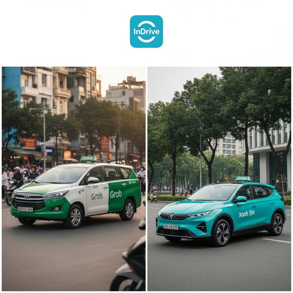 Какое приложение для такси выгоднее во Вьетнаме: Grab или Xanh SM?