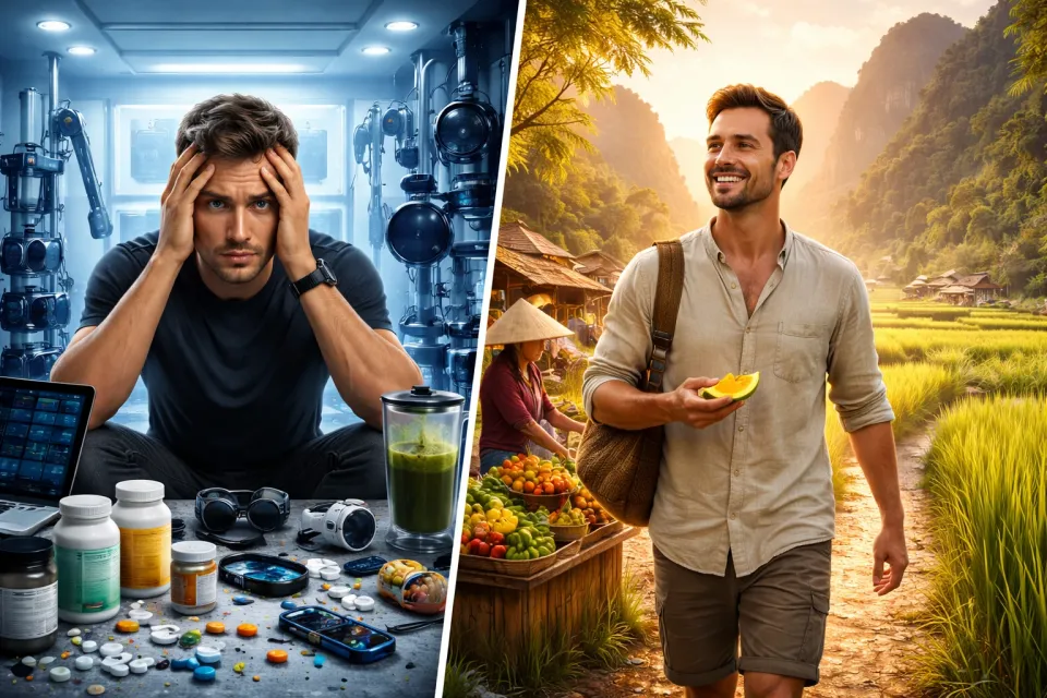 Здоровье без усилий: Чему меня научил Вьетнам и почему биохакинг может быть опасен