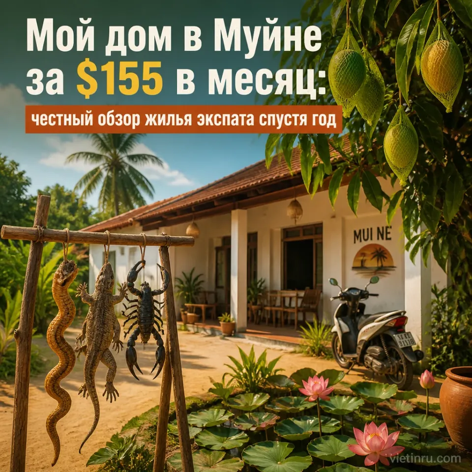 Мой дом в Муйне за $155 в месяц: честный обзор жилья экспата спустя год